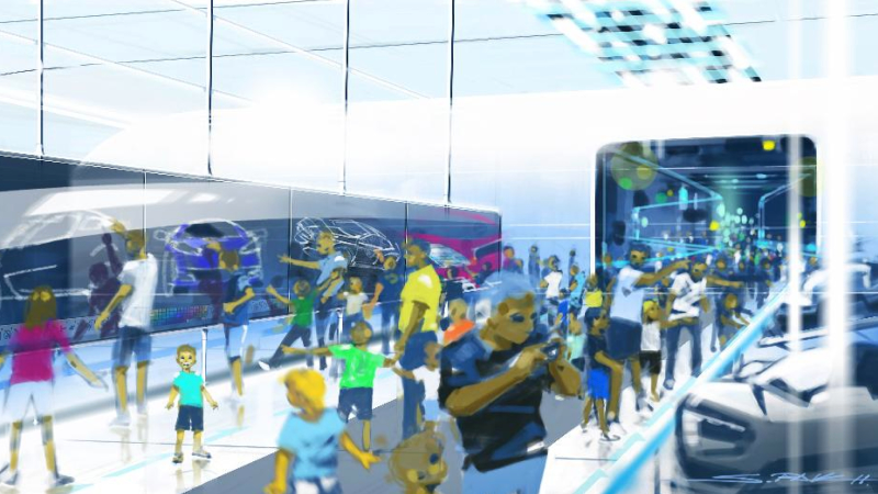 Illustration for article titled This Is The Reimagined Chevy Test Track Ride At Disney World